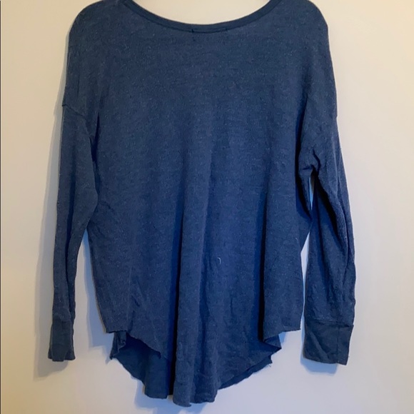 Dark teal curved hem tunic - Picture 4 of 4